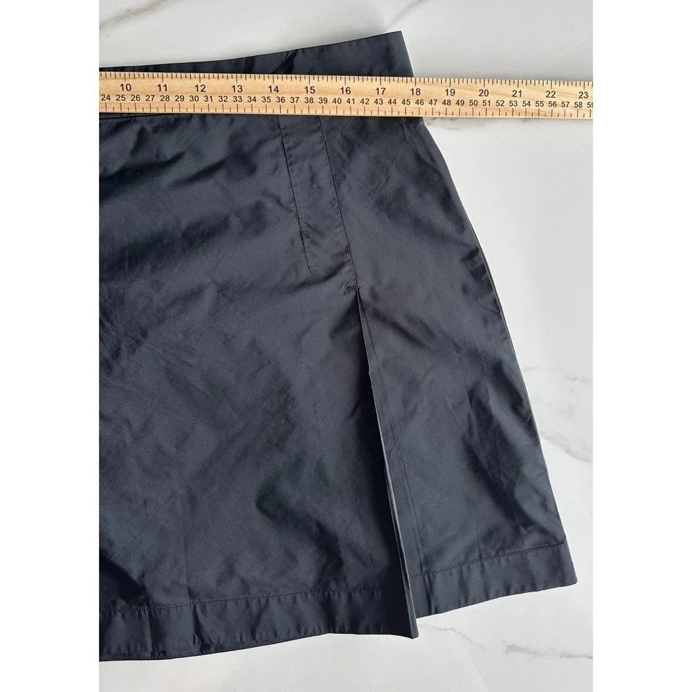 COS‎ Women's Size-L Black High-Waisted A-Line Skirt, Zipper Closure